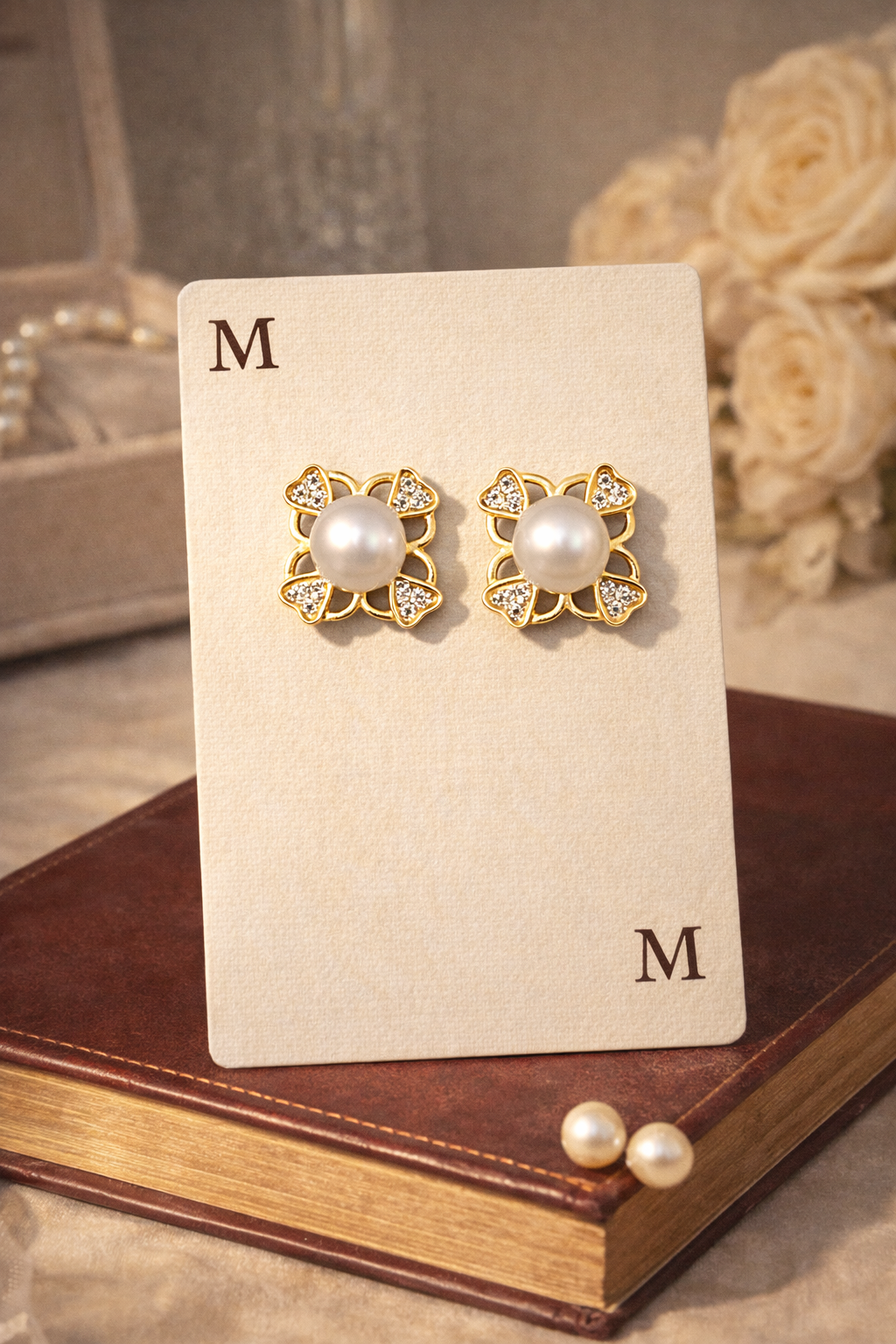 Golden Clover Earrings