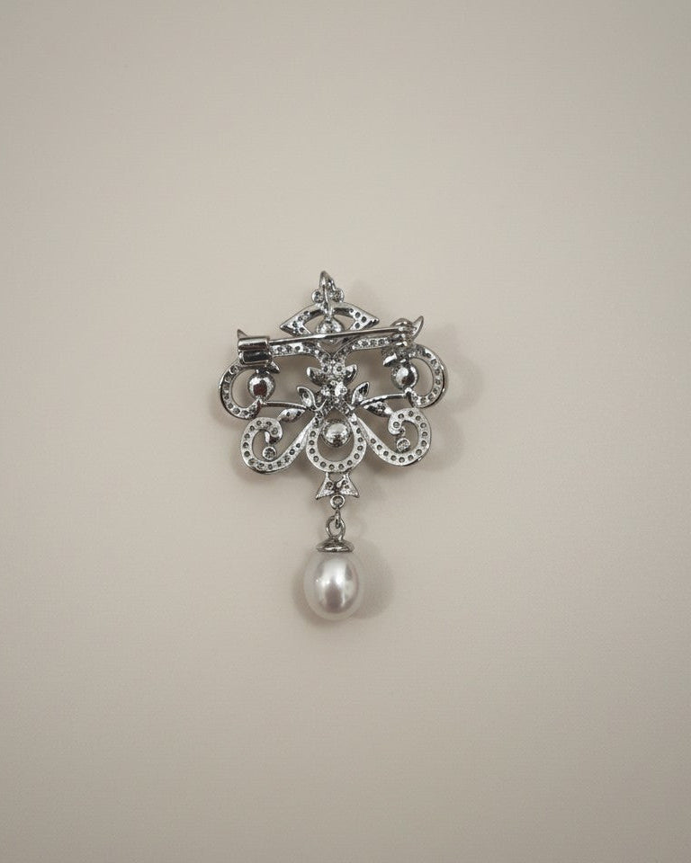 Victorian Heirloom Freshwater Pearl Brooch Pendant 2-in-1