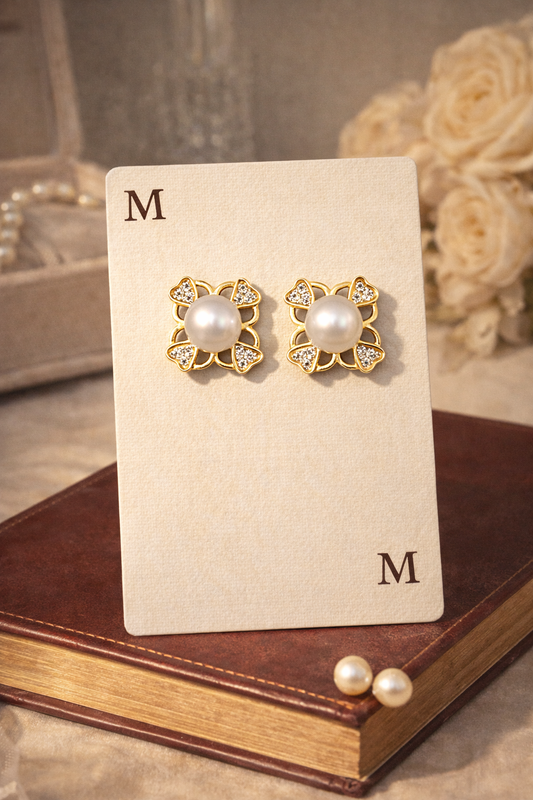 Golden Clover Earrings