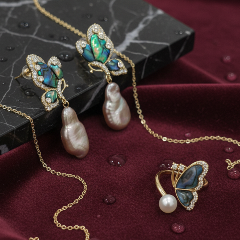Butterfly Abalone Set