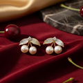 Come-alive Cherry Earrings
