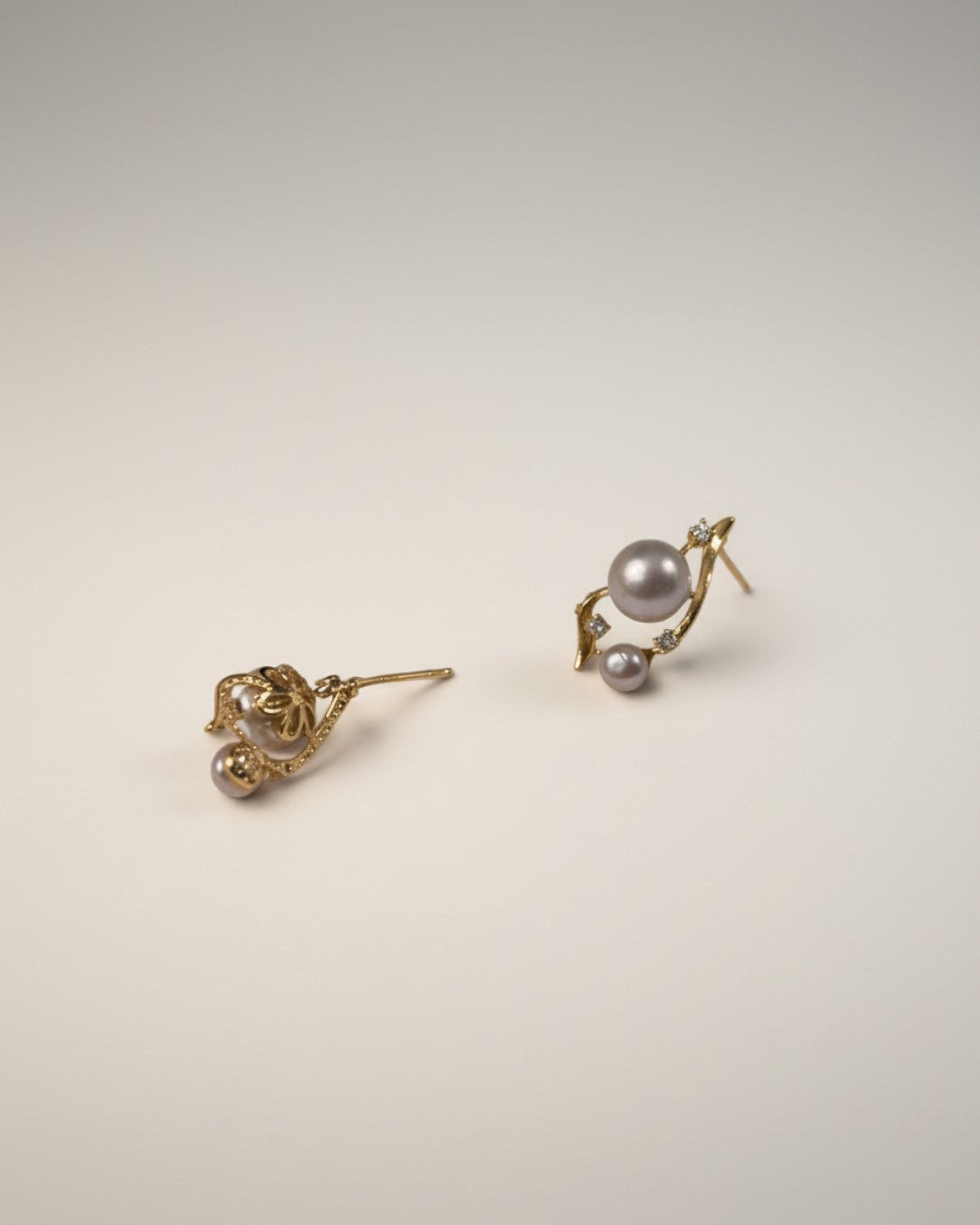 Simple Sparkle Freshwater Pearls Stud Earrings