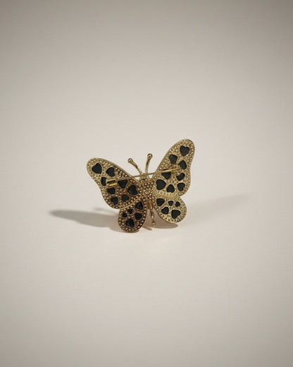 Abalone Butterfly Freshwater Pearls Brooch