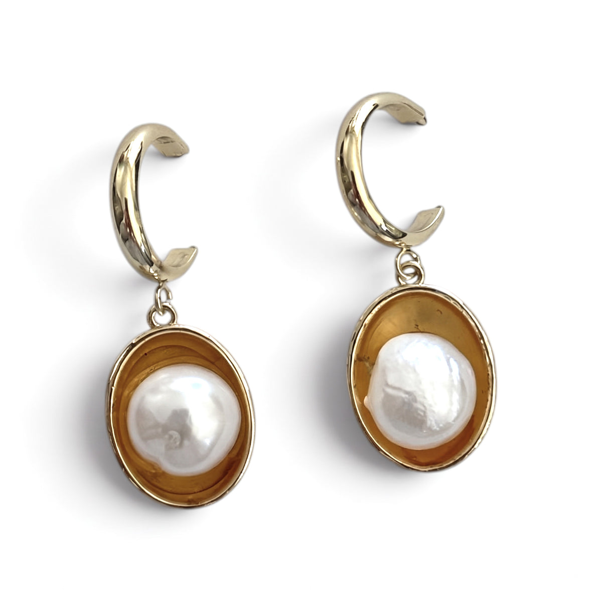Golden Bowl Earrings