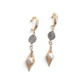 Dangling Gold Nest Earrings