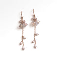 Glass Bell Dangle Earrings