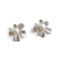 Gold Petals Flower Earrings