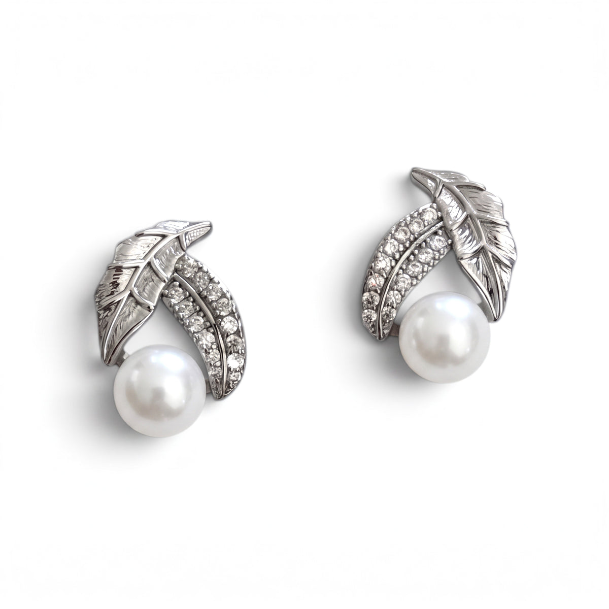 Metalic Leaf Earrings