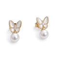 Moonstone Butterfly Earrings